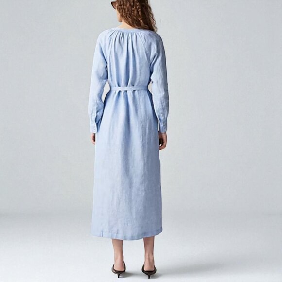 J. Crew Cabana dress in linen Petite XS - Picture 2 of 10